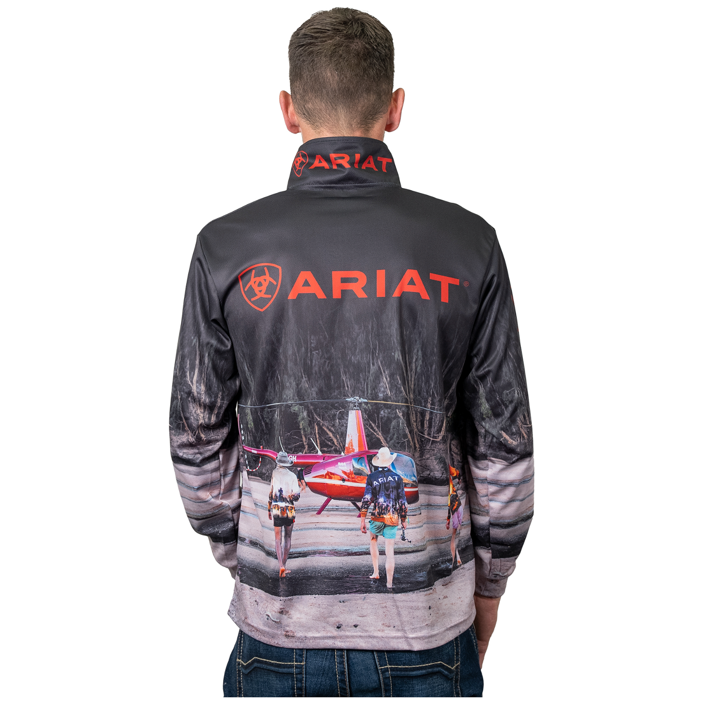 Ariat Adults Fishing Shirt Helifishing