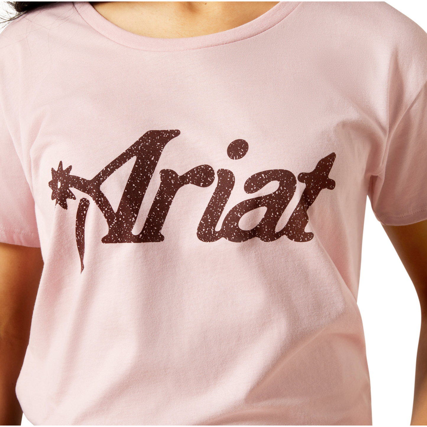Ariat Women's Spur Script T-Shirt Dusty Pink