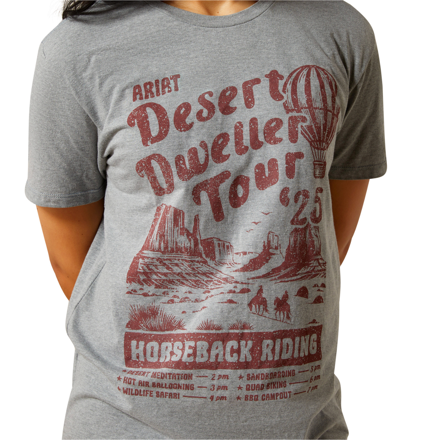 Ariat Women's Dweller Tour T-Shirt Iceburg
