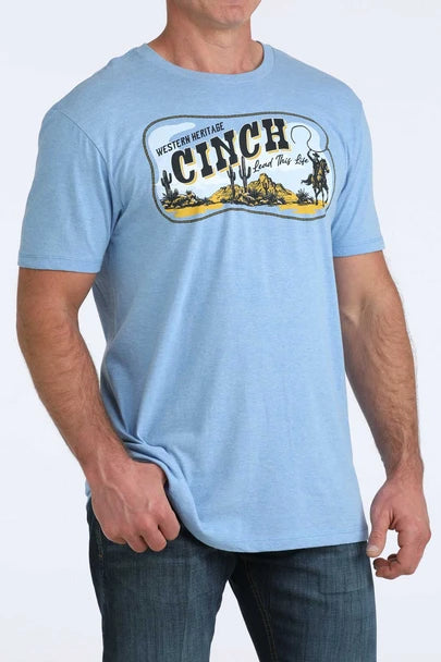 Cinch Men’s Western Heritage T-Shirt - Blue