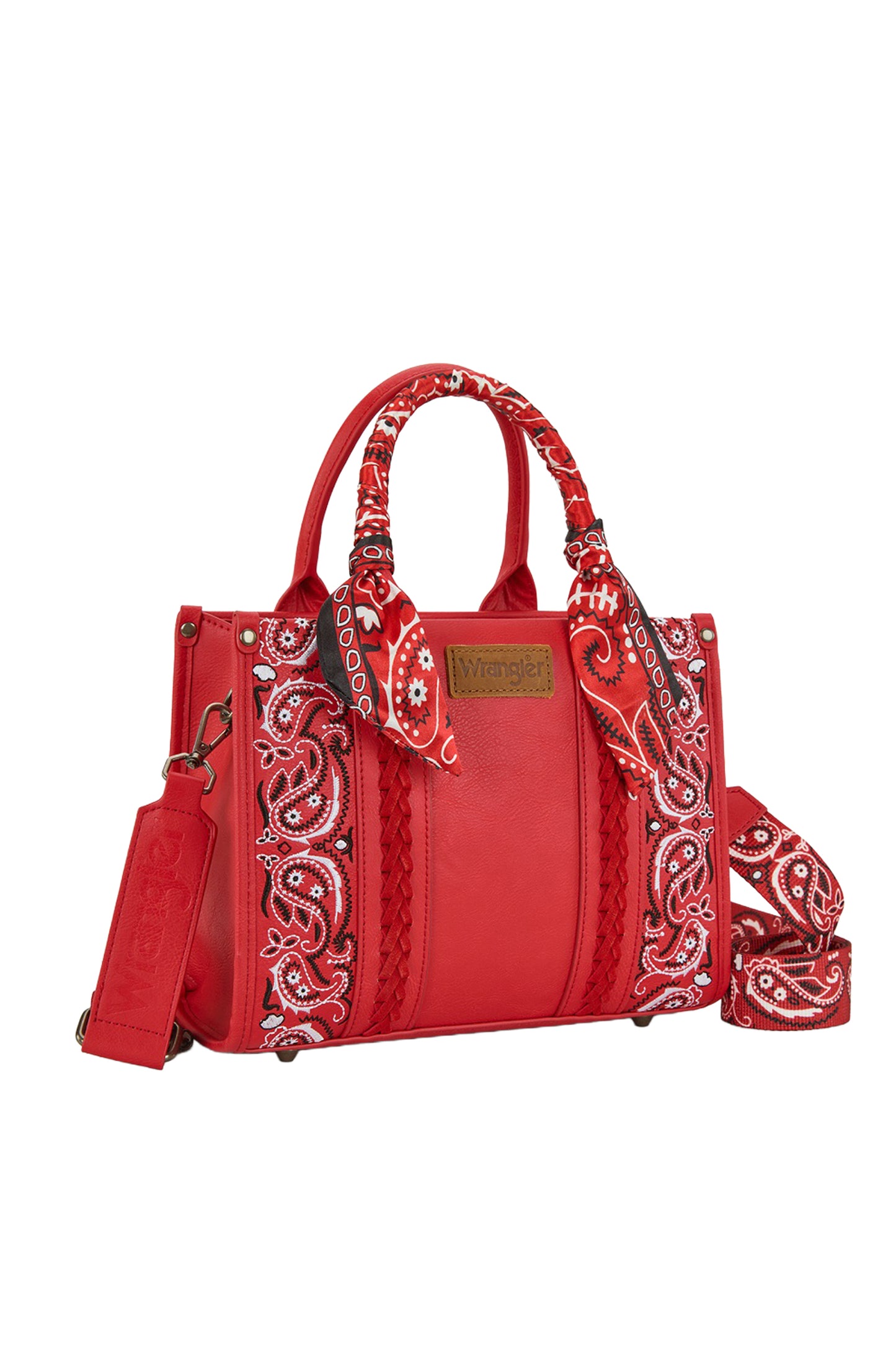 Wrangler Women's Paisley Crossbody Bag - Red