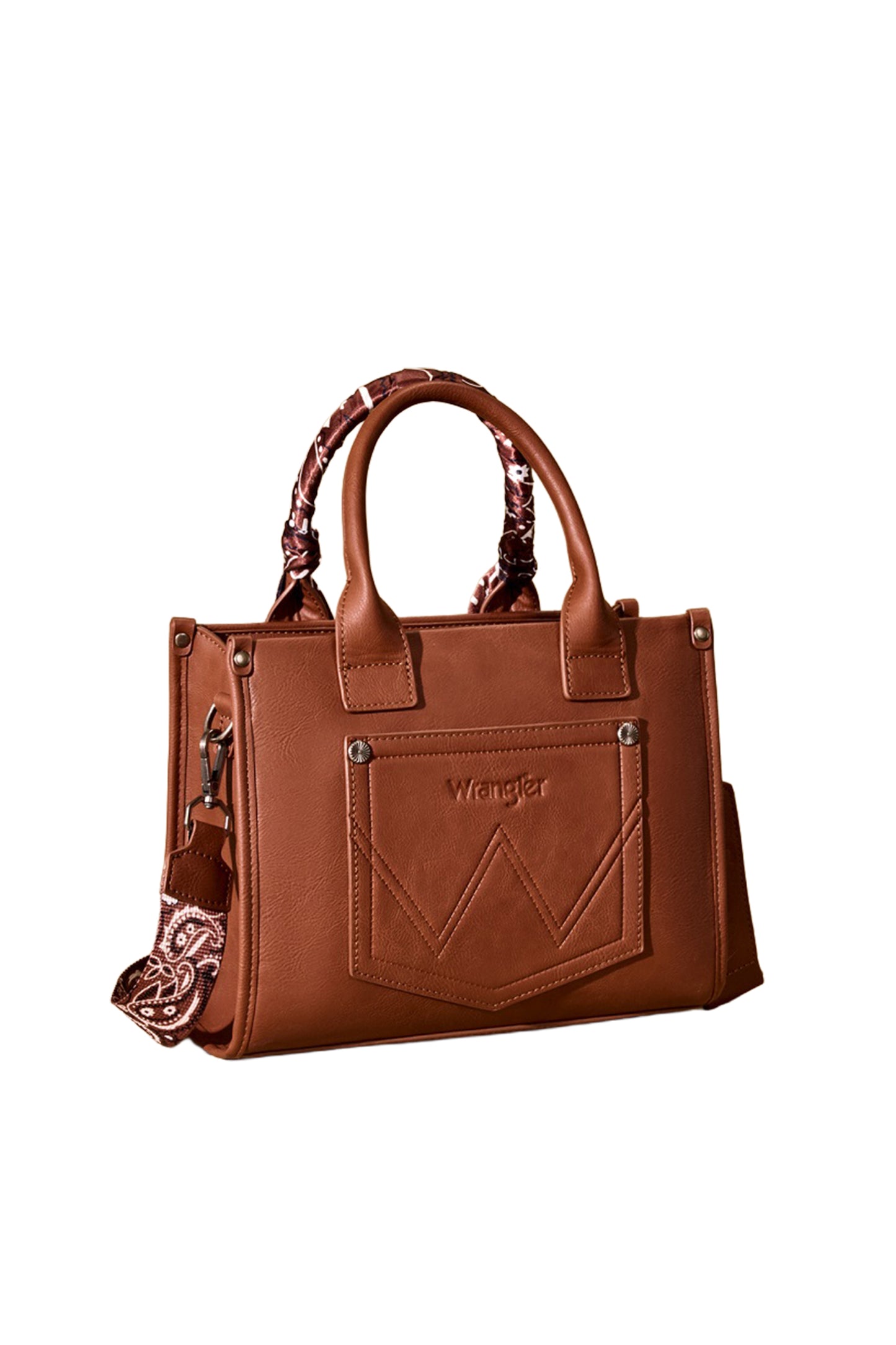 Wrangler Women's Paisley Crossbody Bag - Tan