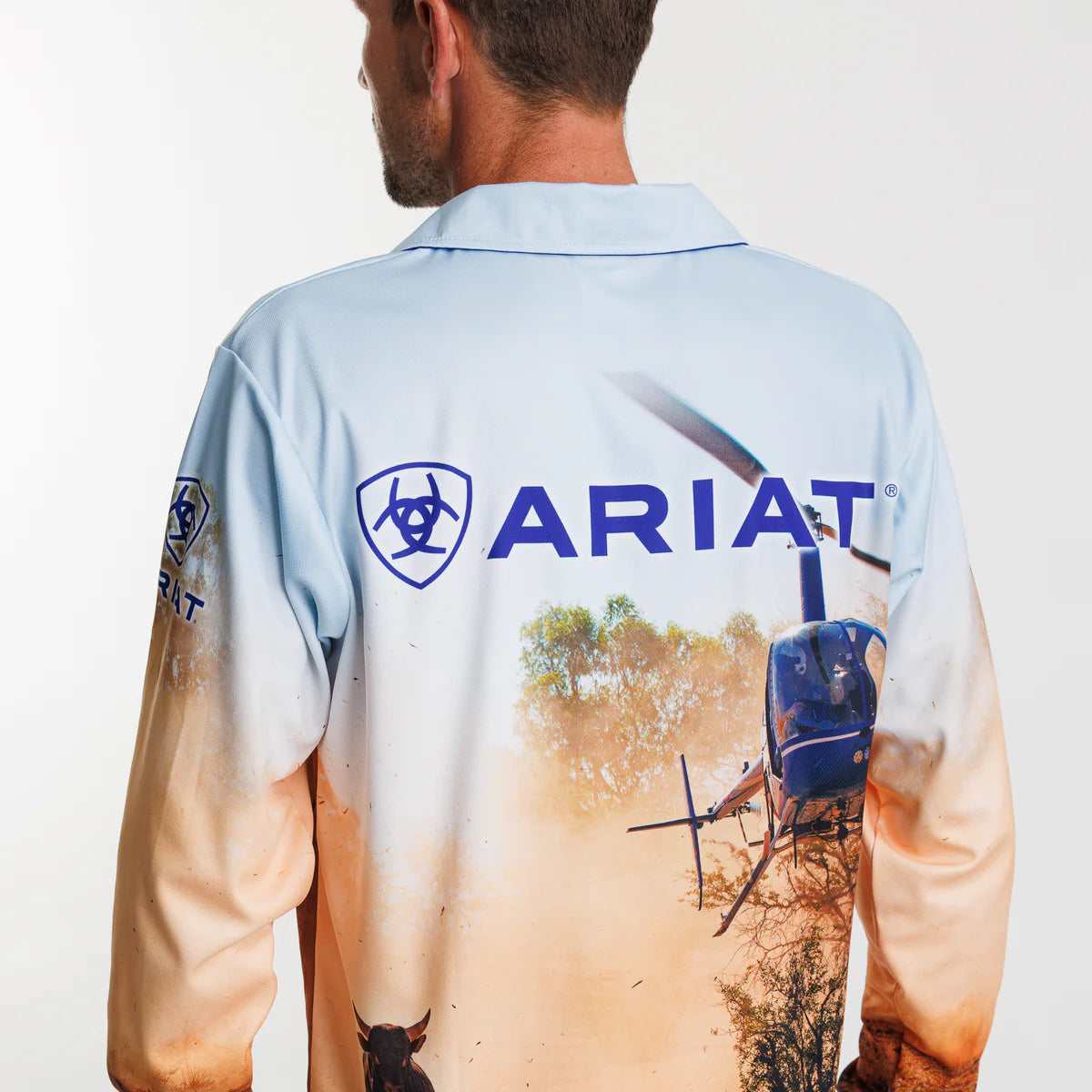 Ariat Adults Fishing Shirt Helimuster
