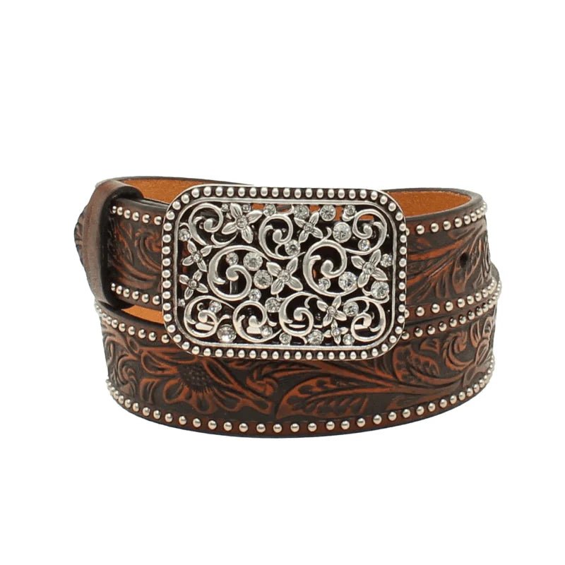 Ariat Kids Floral Embossed Belt - Billy Goats Country Outfitters