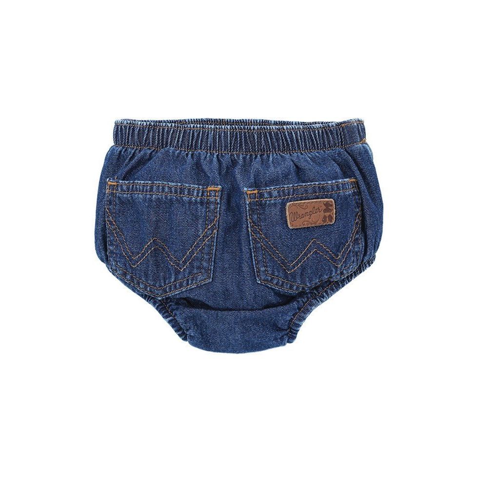 Wrangler Infant Diaper Cover - Washed Indigo - Billy Goats Country Outfitters