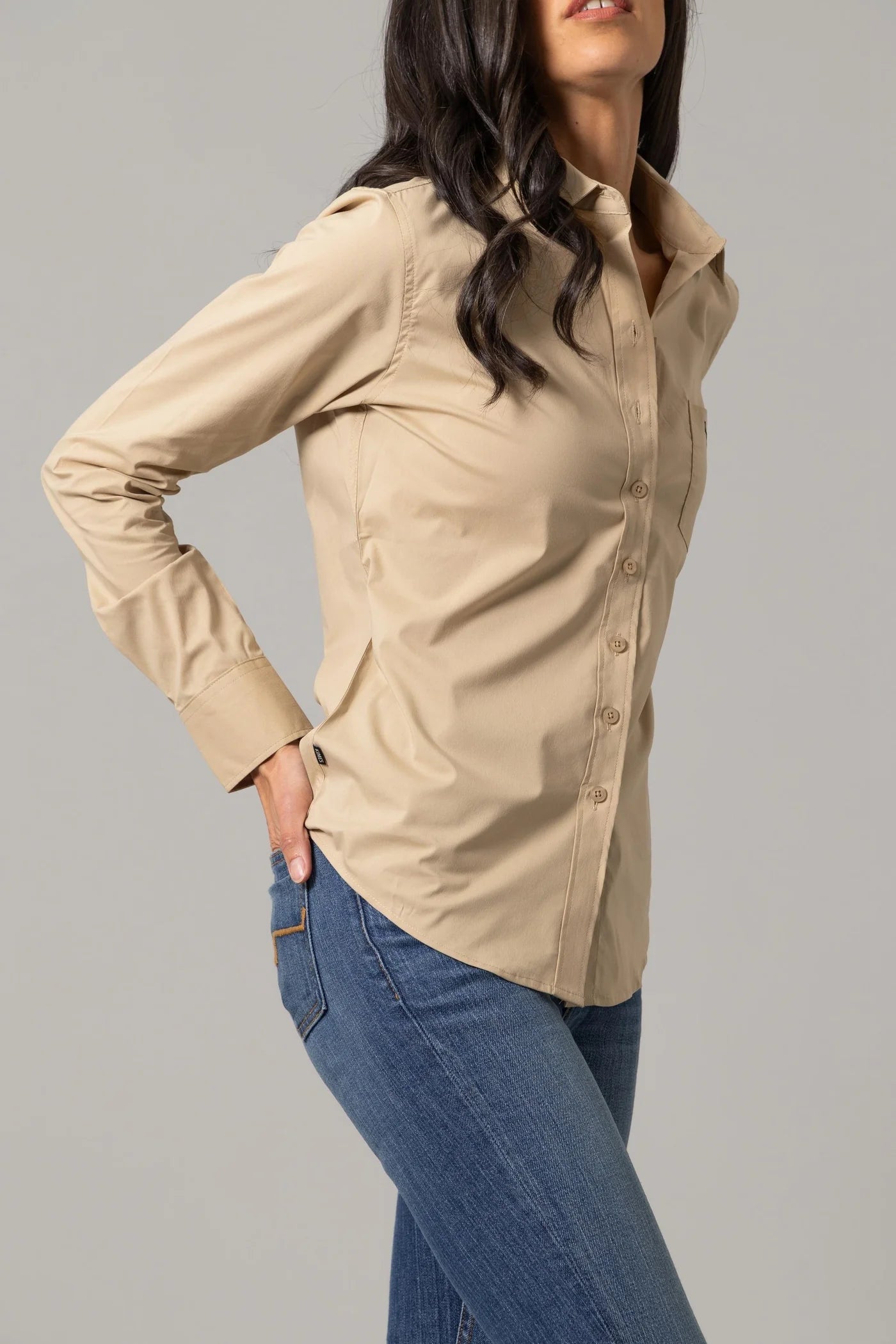 Kimes Ranch Womens Team Shirt Khaki