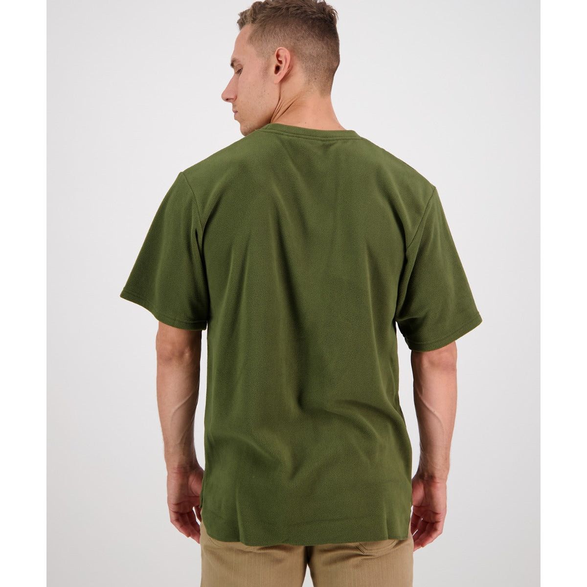 Swanndri Men's Catlins Fleece T Shirt Olive