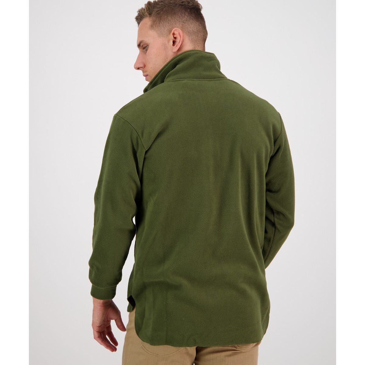 Swanndri Men's Motu Fleece Pullover Olive - Billy Goats Country Outfitters