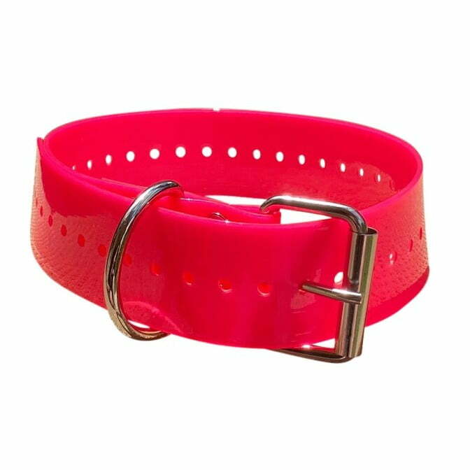 Optic Hunting 50mm Wide Dog Collar Pink Heavy Duty Yard Collar