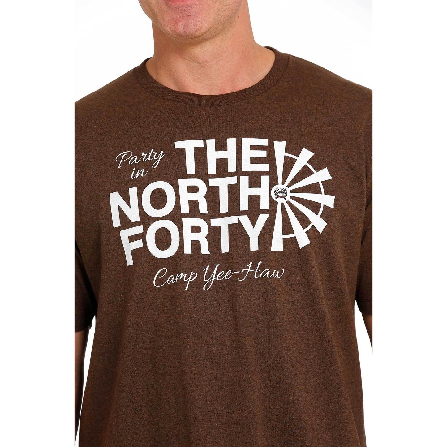 Cinch Men's "The North Forty" Brown Tee