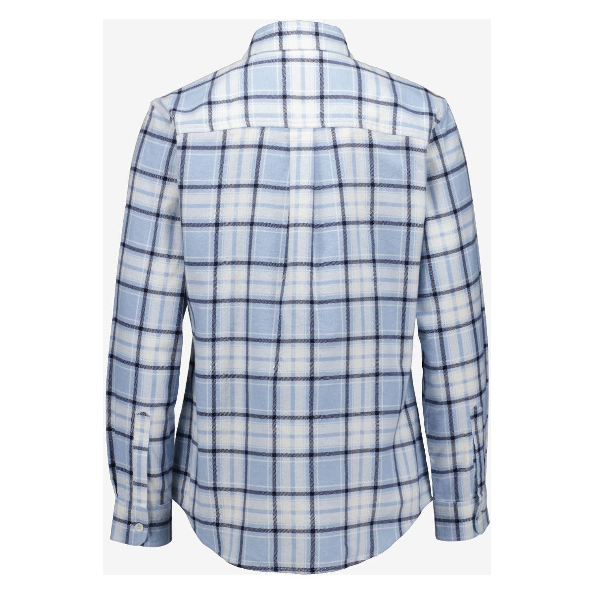 Swanndri Women's Egmont 1/2 Placket Shirt Moss/Blue Twin Pack