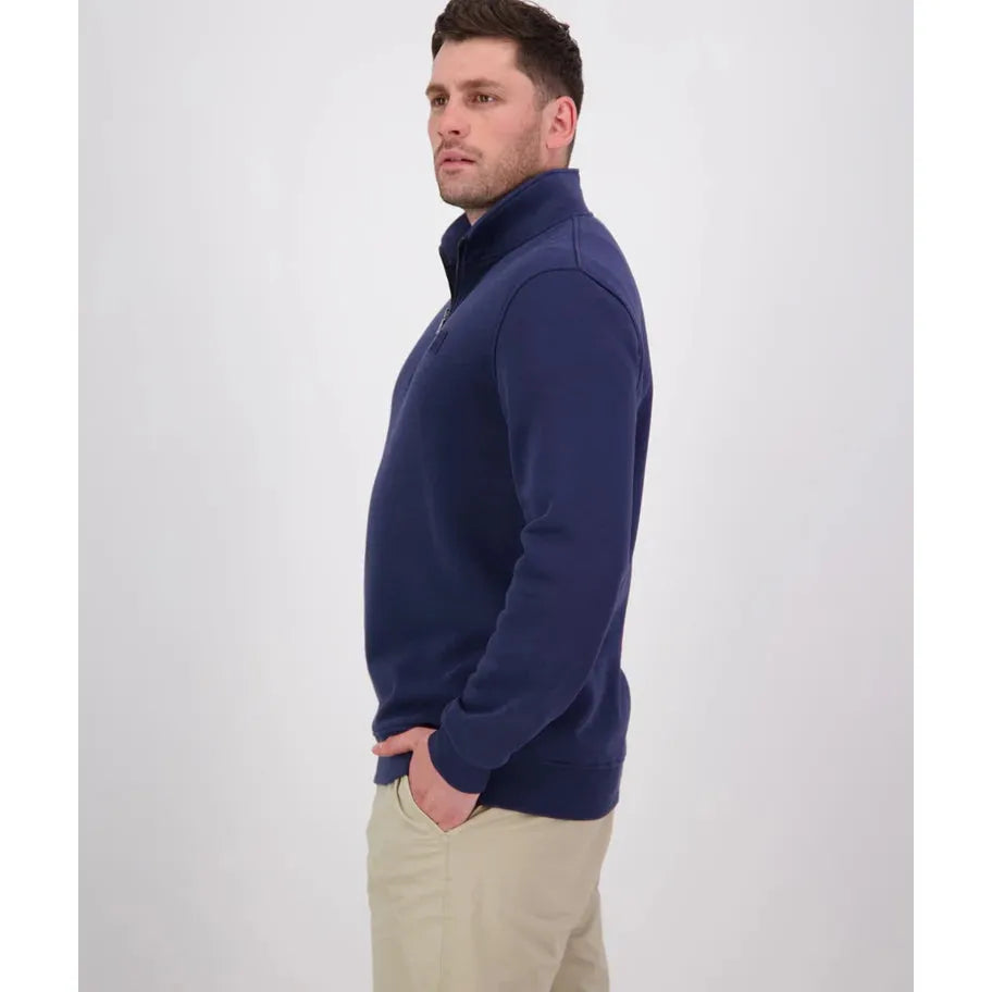 Swanndri Men's Fundamentals Quarter Zip Navy