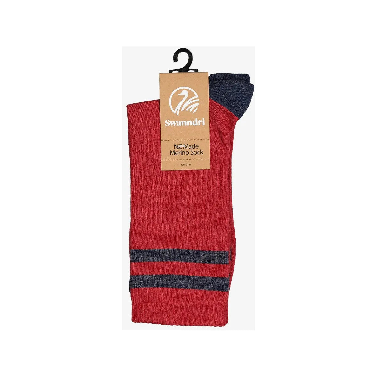 Swanndri Colombo Merino Blend Socks Red