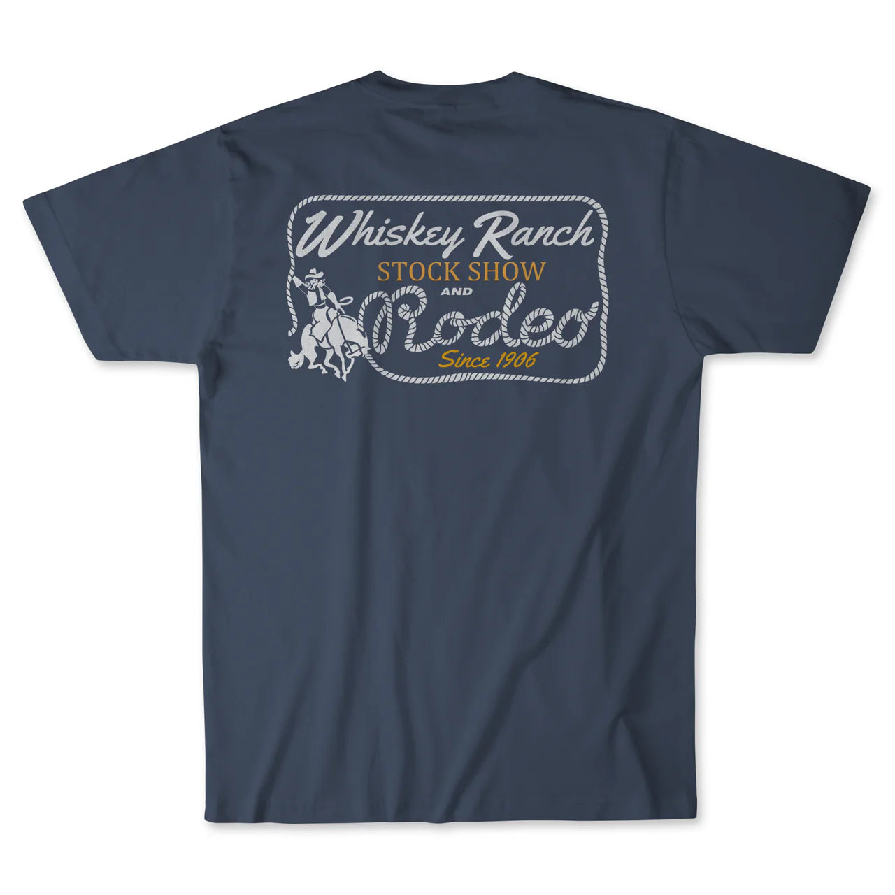 Whiskey Bent Hat Co Stock Show Tee Navy