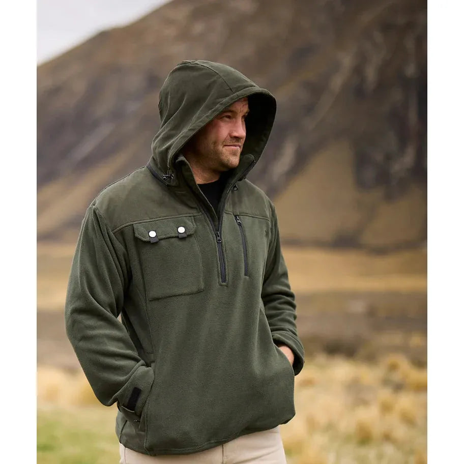 Swanndri Men's High Rock Technical Fleece Hoodie