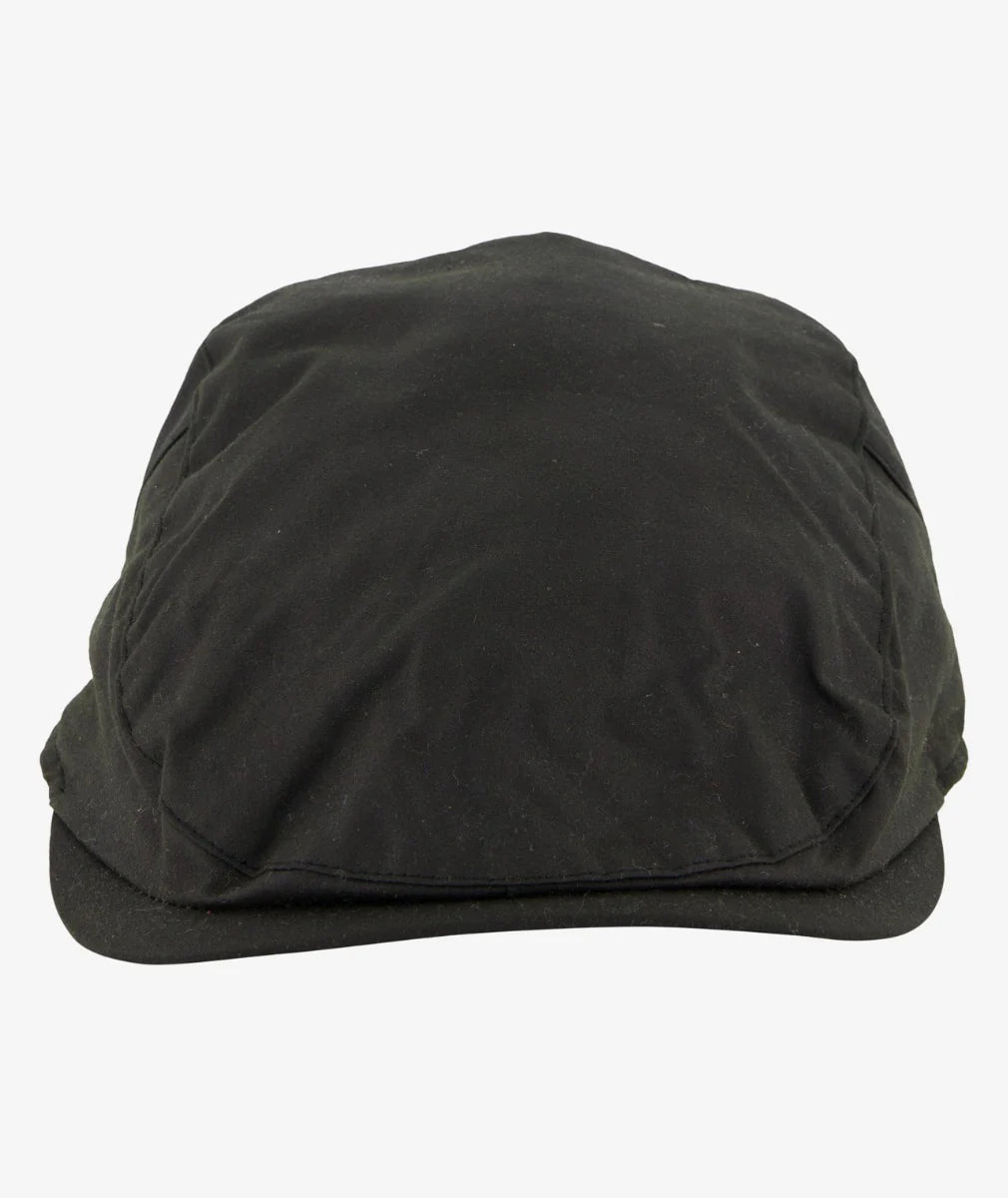 Swanndri Birmingham Oilskin Flat Cap - Forest