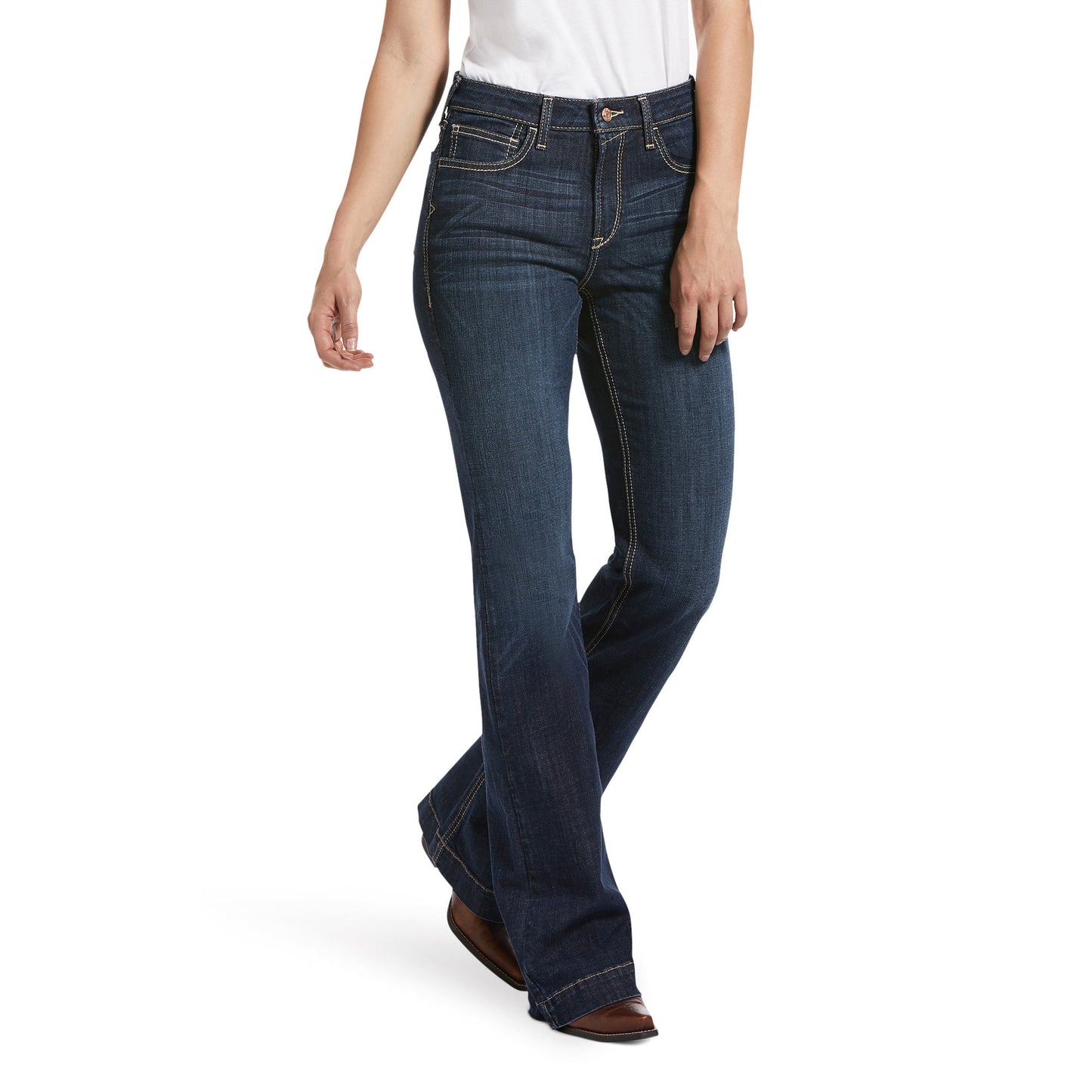 Ariat Women’s Slim Trouser Ella Wide Leg Jeans – Rascal