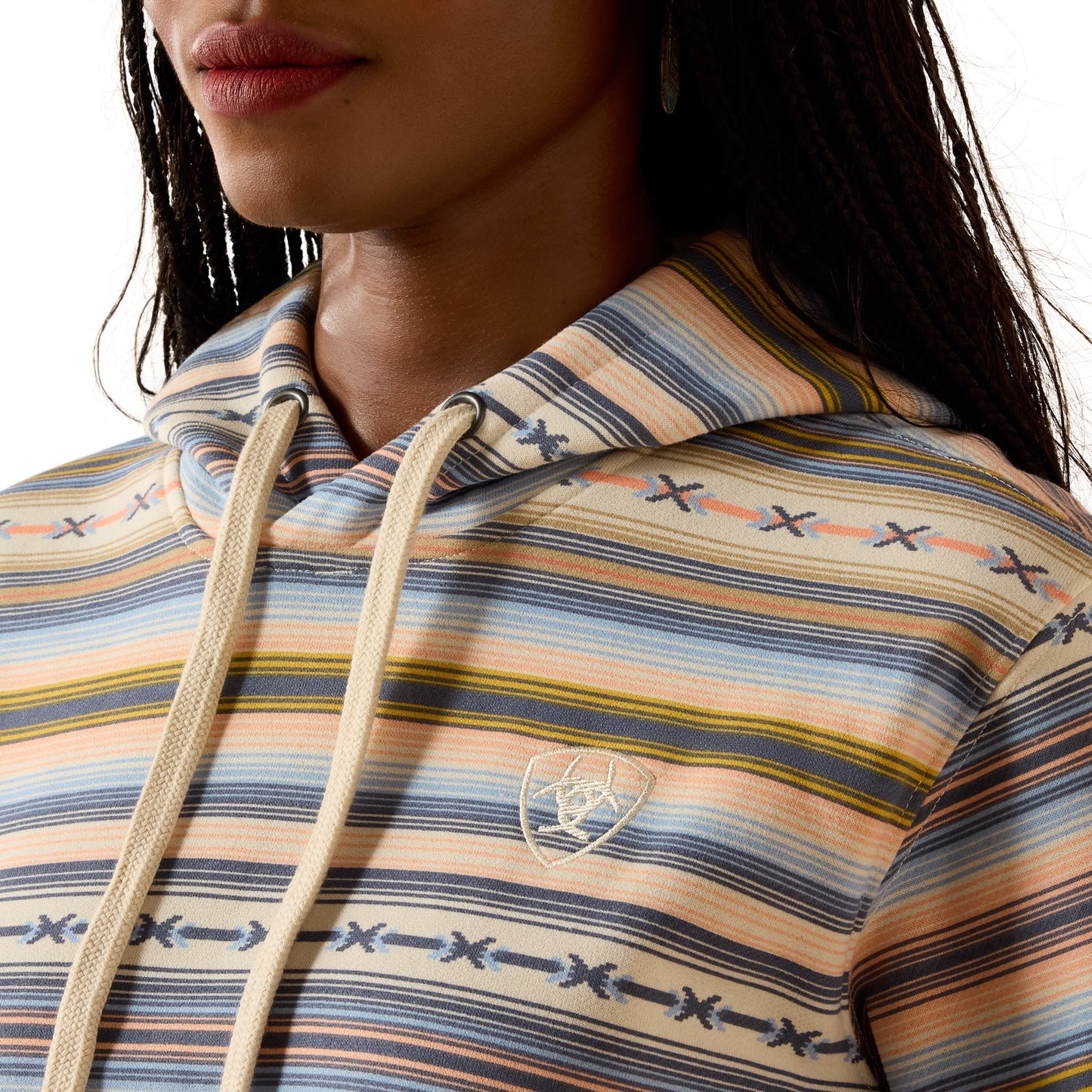 Ariat Women's Logo 2.0 Fleece Hoodie – Multicolour Serape