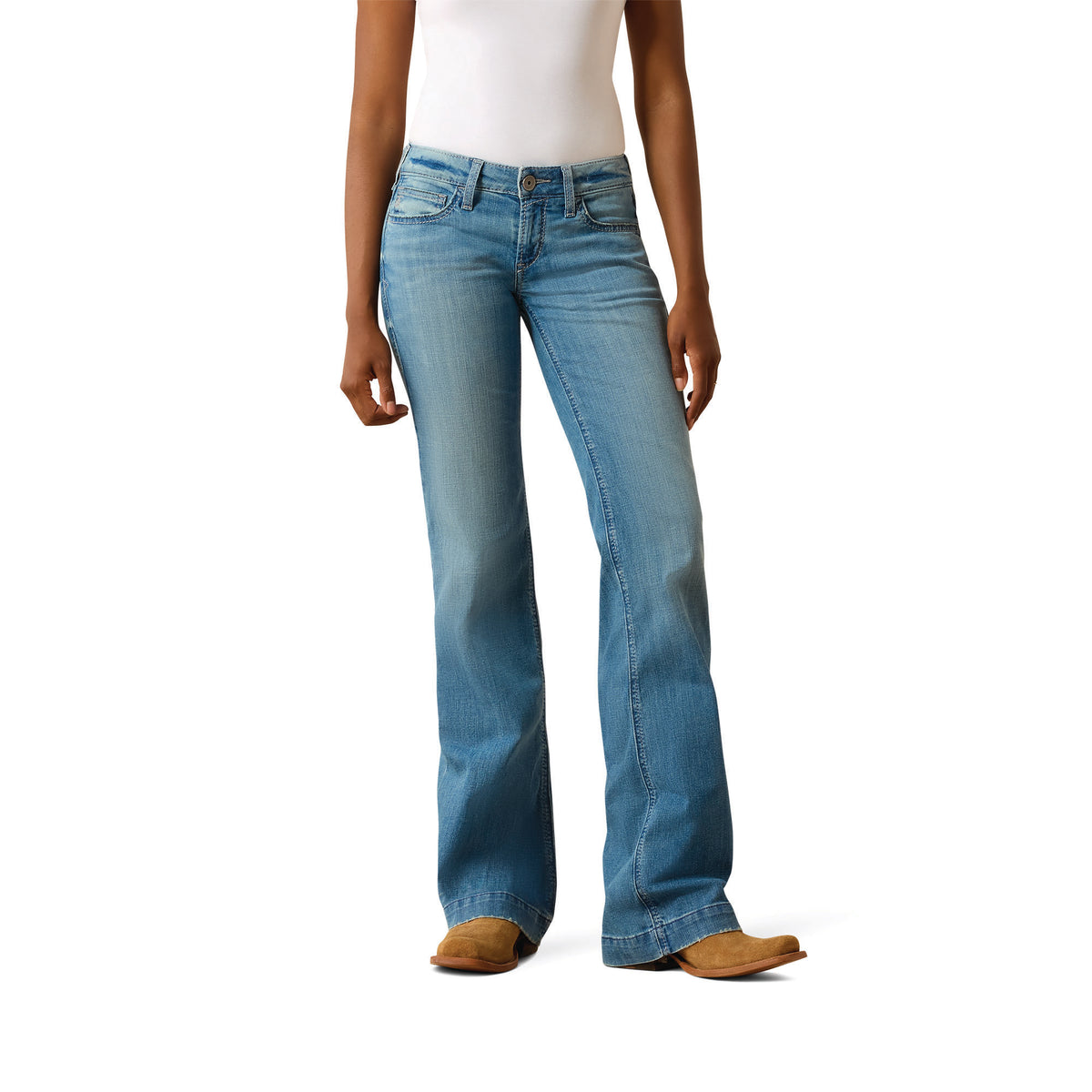 Ariat Women's Sherry Mid Rise Trouser Jeans – Glendale