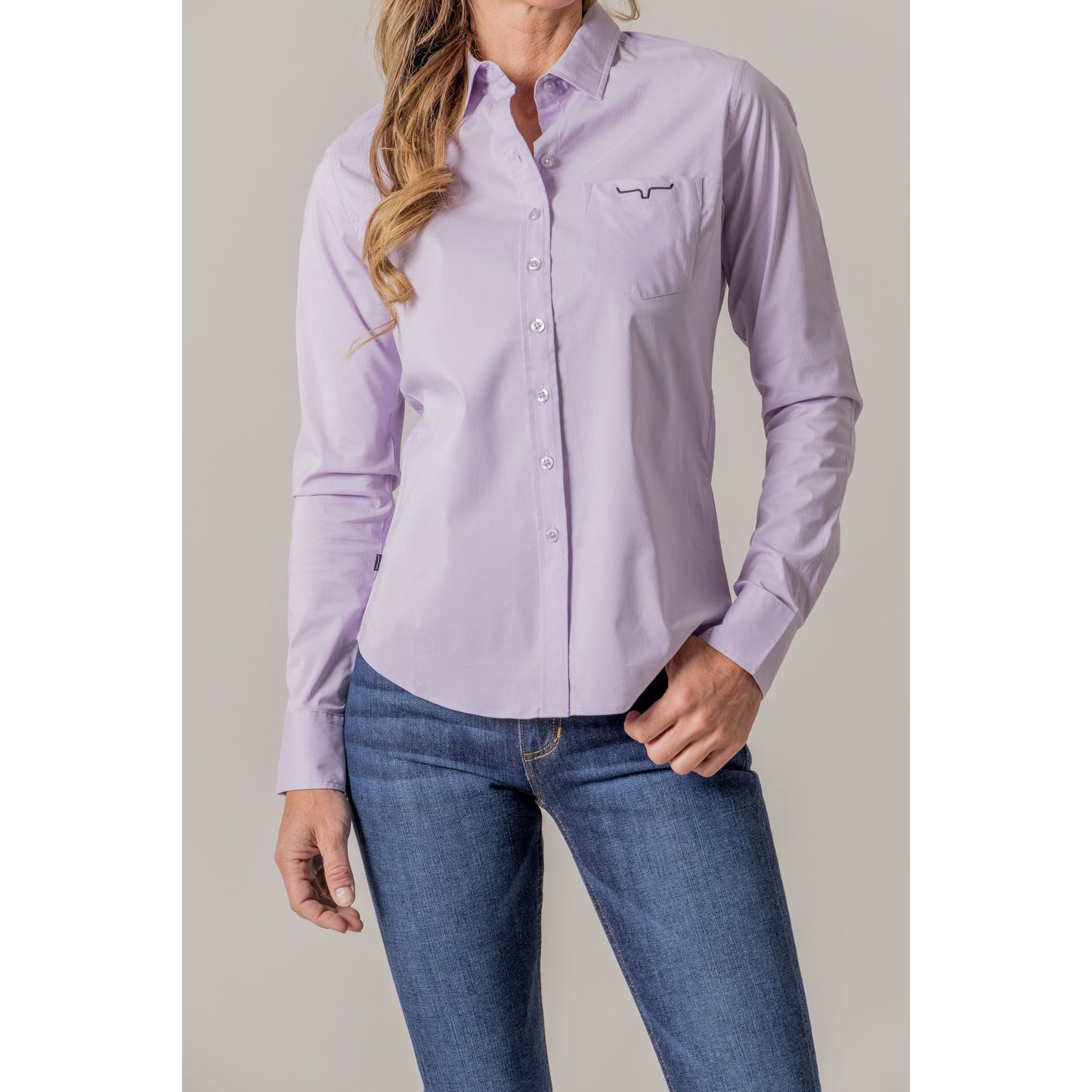 Kimes Ranch Womens Team Shirt Lavender