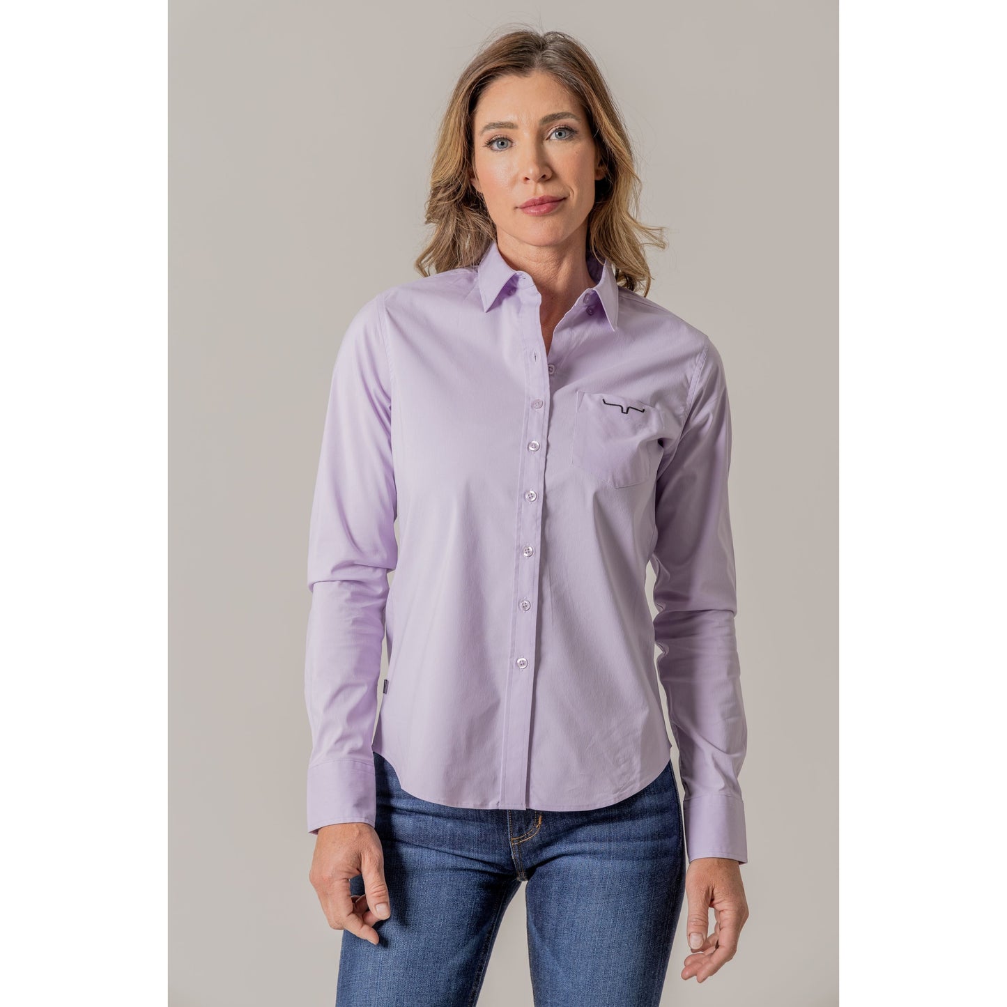 Kimes Ranch Womens Team Shirt Lavender