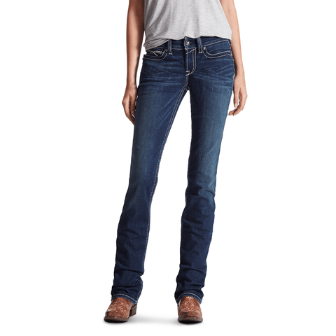 Ariat Women’s R.E.A.L. Straight Leg Jeans – Icon Ocean - Billy Goats Country Outfitters