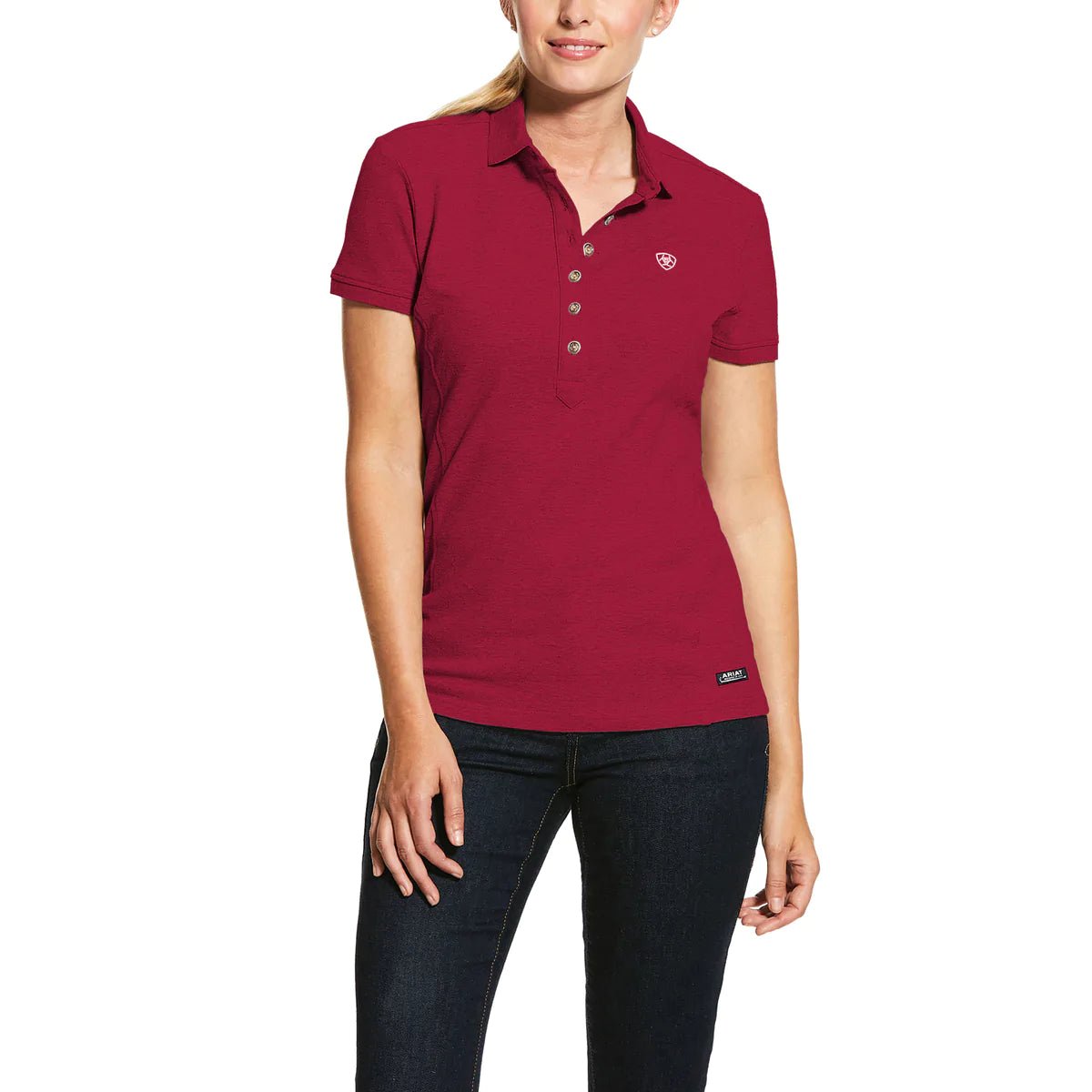 Ariat Women's Prix 2.0 Polo Red - Billy Goats Country Outfitters