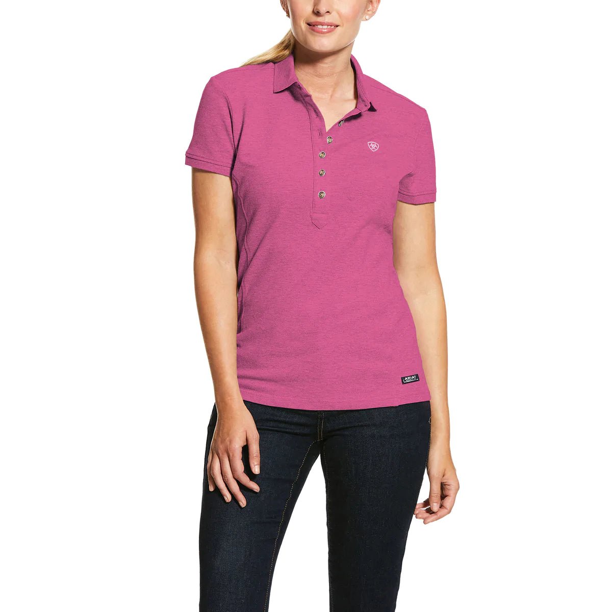 Ariat Women's Prix 2.0 Polo Carmin Rose - Billy Goats Country Outfitters