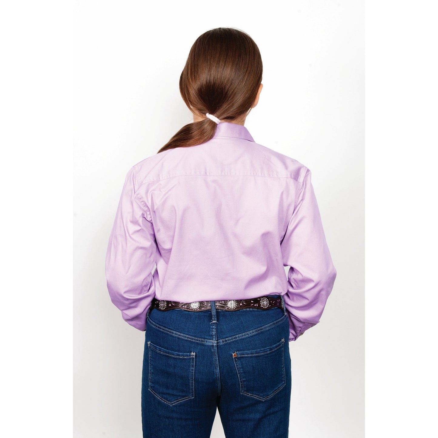 Just Country Girls Kenzie 1/2 Button Orchid - Billy Goats Country Outfitters