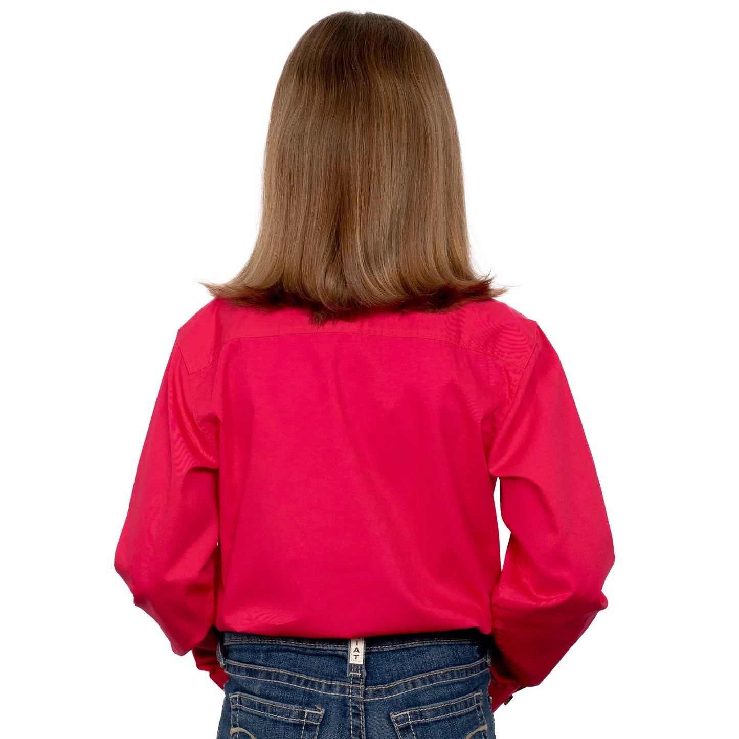 Just Country Girls Kenzie 1/2 Button Raspberry