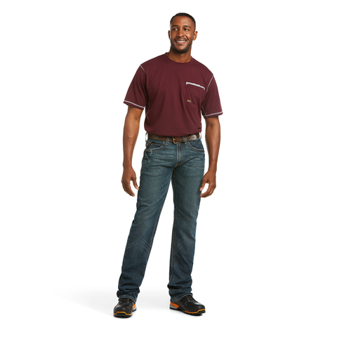 Ariat Mens Rebar M5 DuraStretch Straight Jean Ironside