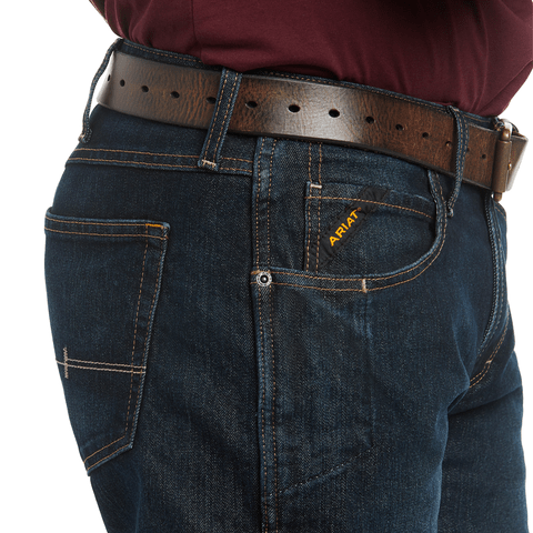 Ariat Mens Rebar M5 DuraStretch Straight Leg Work Jeans – Blackstone - Billy Goats Country Outfitters