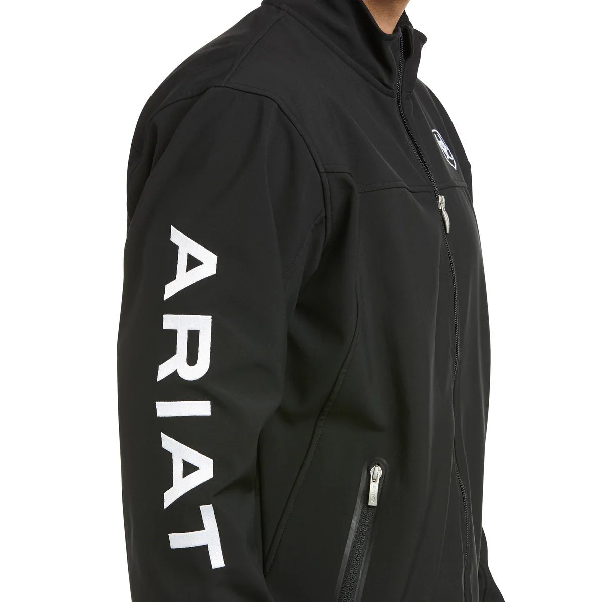 Ariat Men's New Team Softshell Jacket Black - Billy Goats Country Outfitters