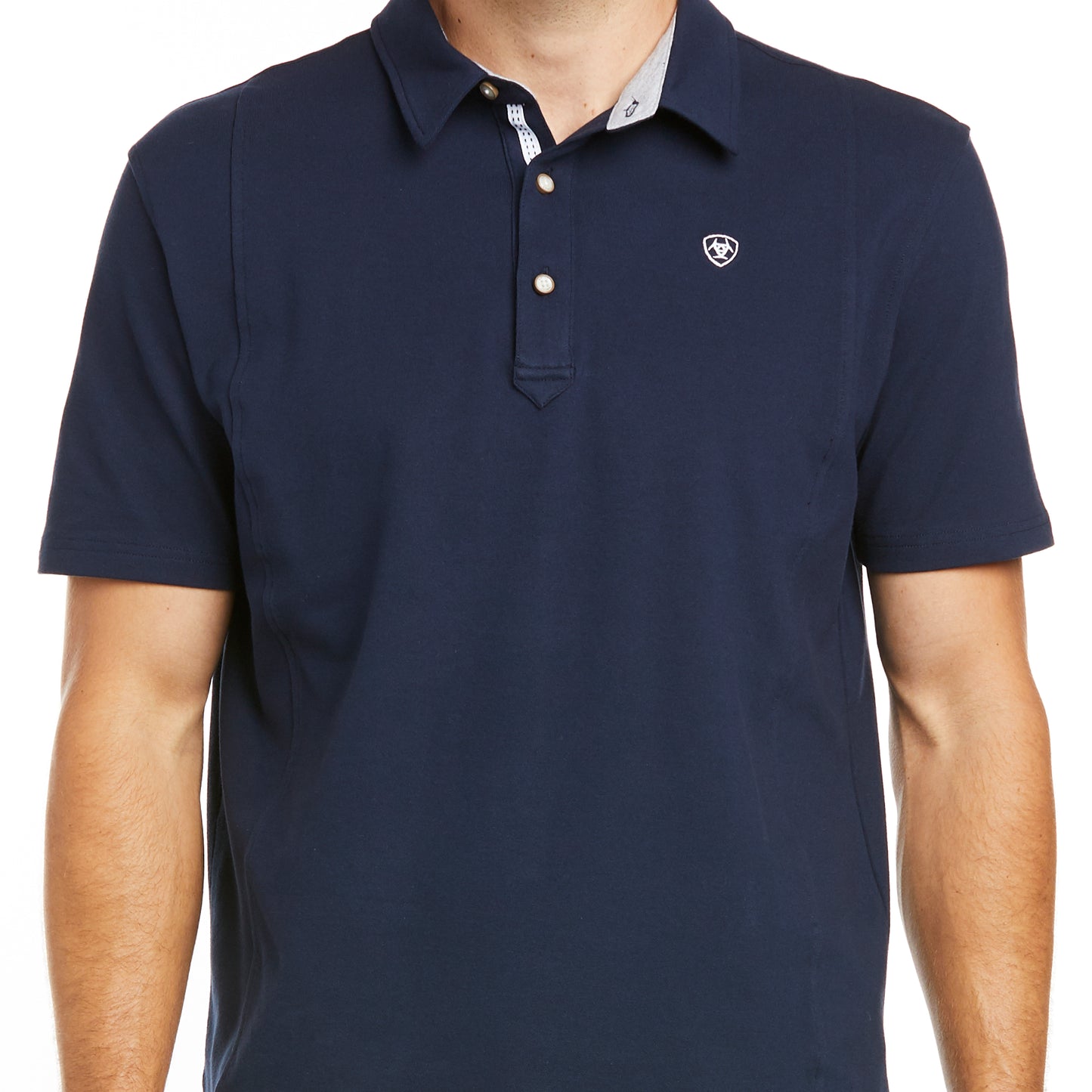 Ariat Men's Medal Polo Navy