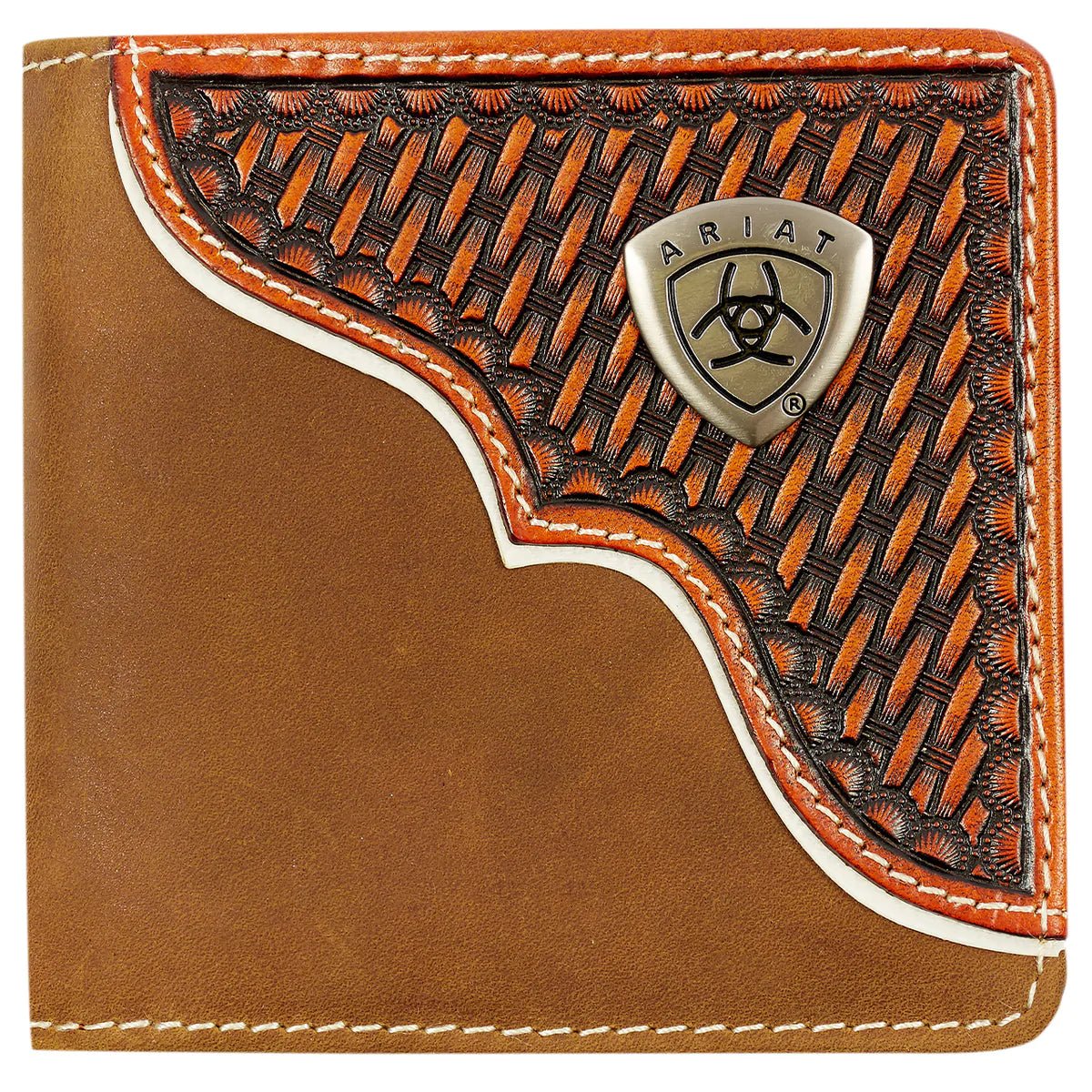 Ariat Bi - Fold Wallet (WLT2110A) Tan - Billy Goats Country Outfitters