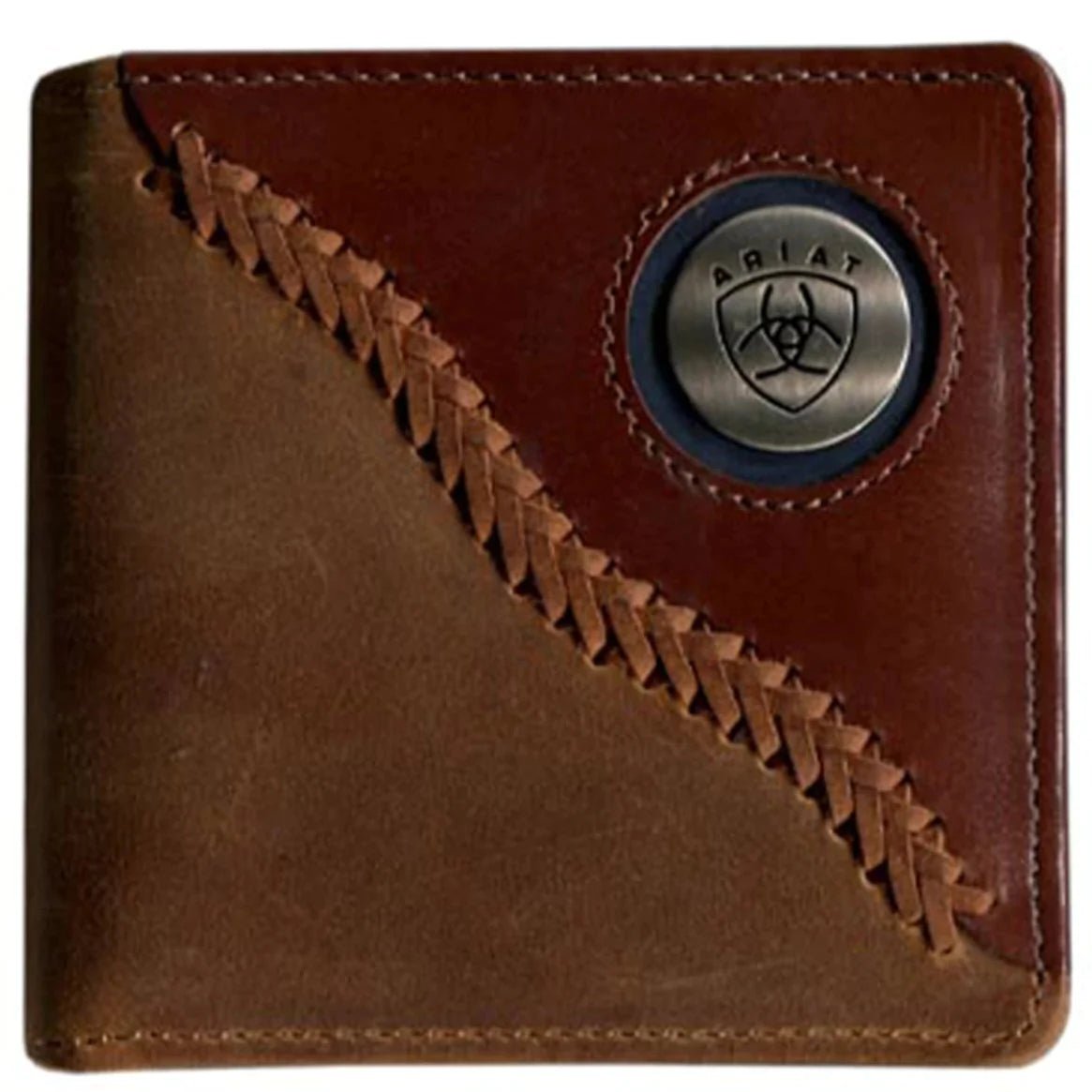 Ariat Bi - Fold Wallet (WLT2113A) Dark Tan - Billy Goats Country Outfitters