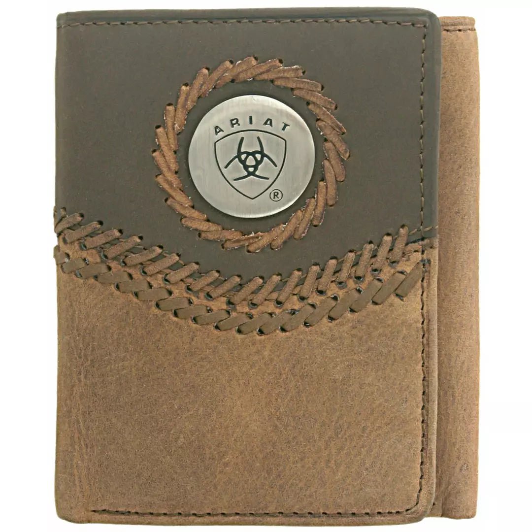 Ariat Tri - Fold Wallet (WLT3101A) Tan - Billy Goats Country Outfitters