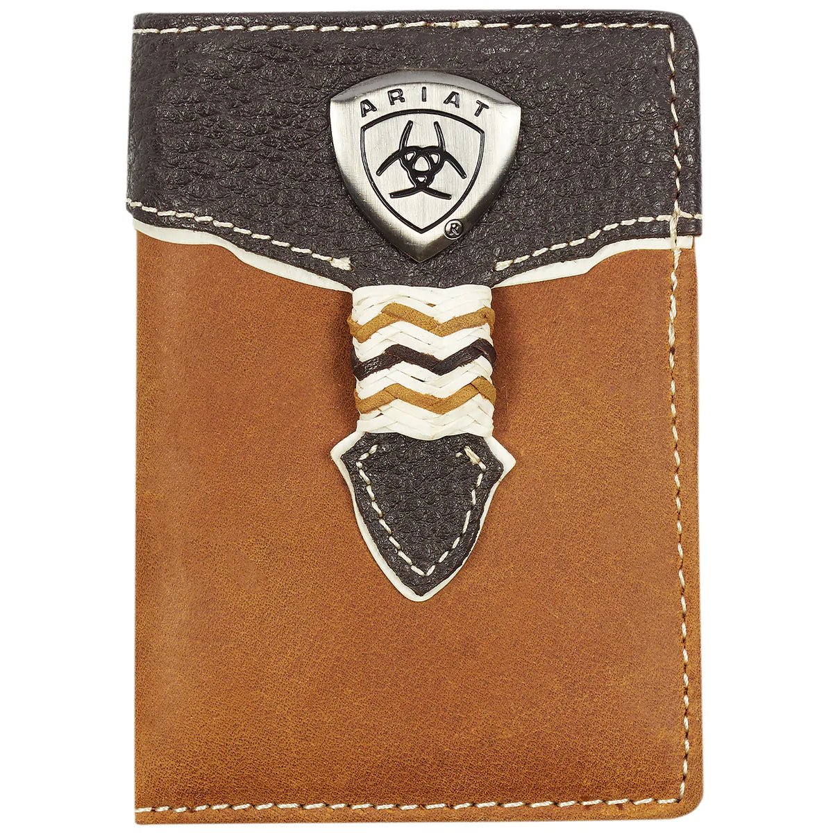 Ariat Tri - Fold Wallet (WLT3109A) Brown - Billy Goats Country Outfitters