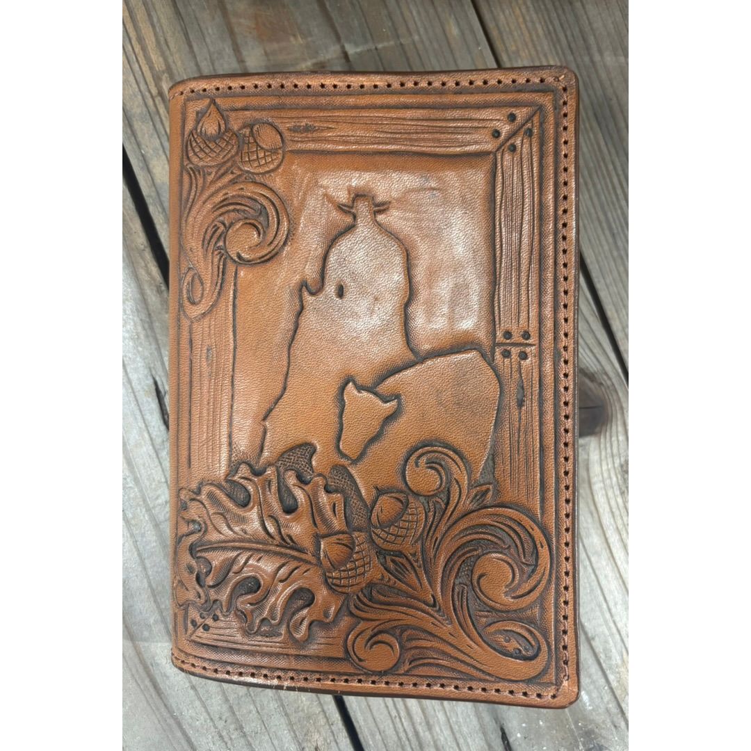 Riverstone Leather Creations Handcrafted Pocket Journal