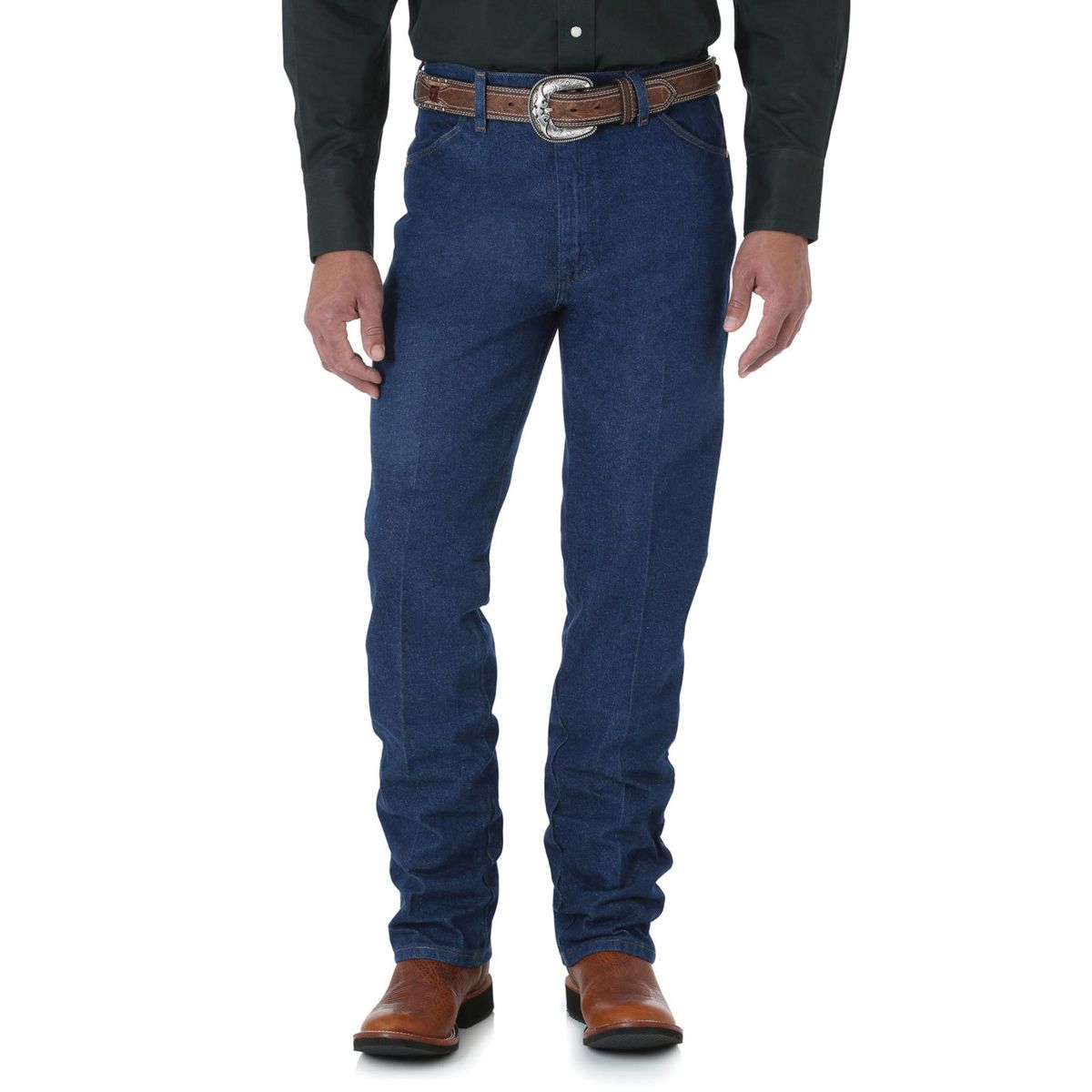 Wrangler 0936PWD Slim Fit Cowboy Cut Jeans – Prewashed Bootcut Western Denim - Billy Goats Country Outfitters