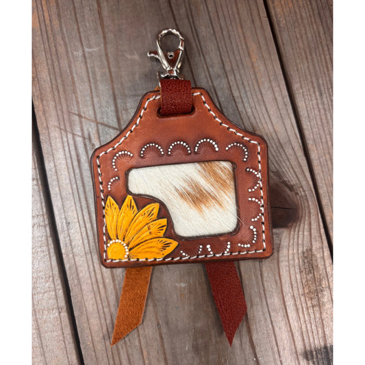 Riverstone Leather Creations Handcrafted Large Cattle Tag