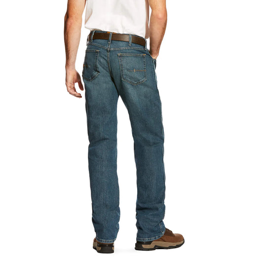 Ariat Mens Rebar M4 DuraStretch Edge Boot Cut Work Jeans – Carbine