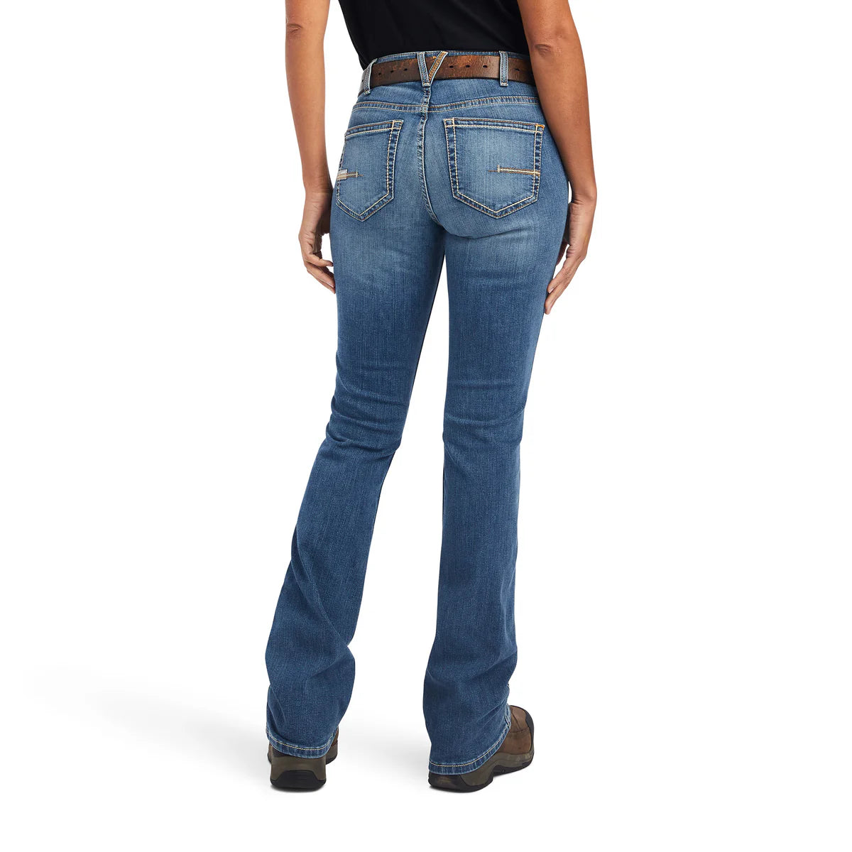 Ariat Women’s Rebar Perfect Rise Bootcut Work Flex Jeans – Riveter Malibu