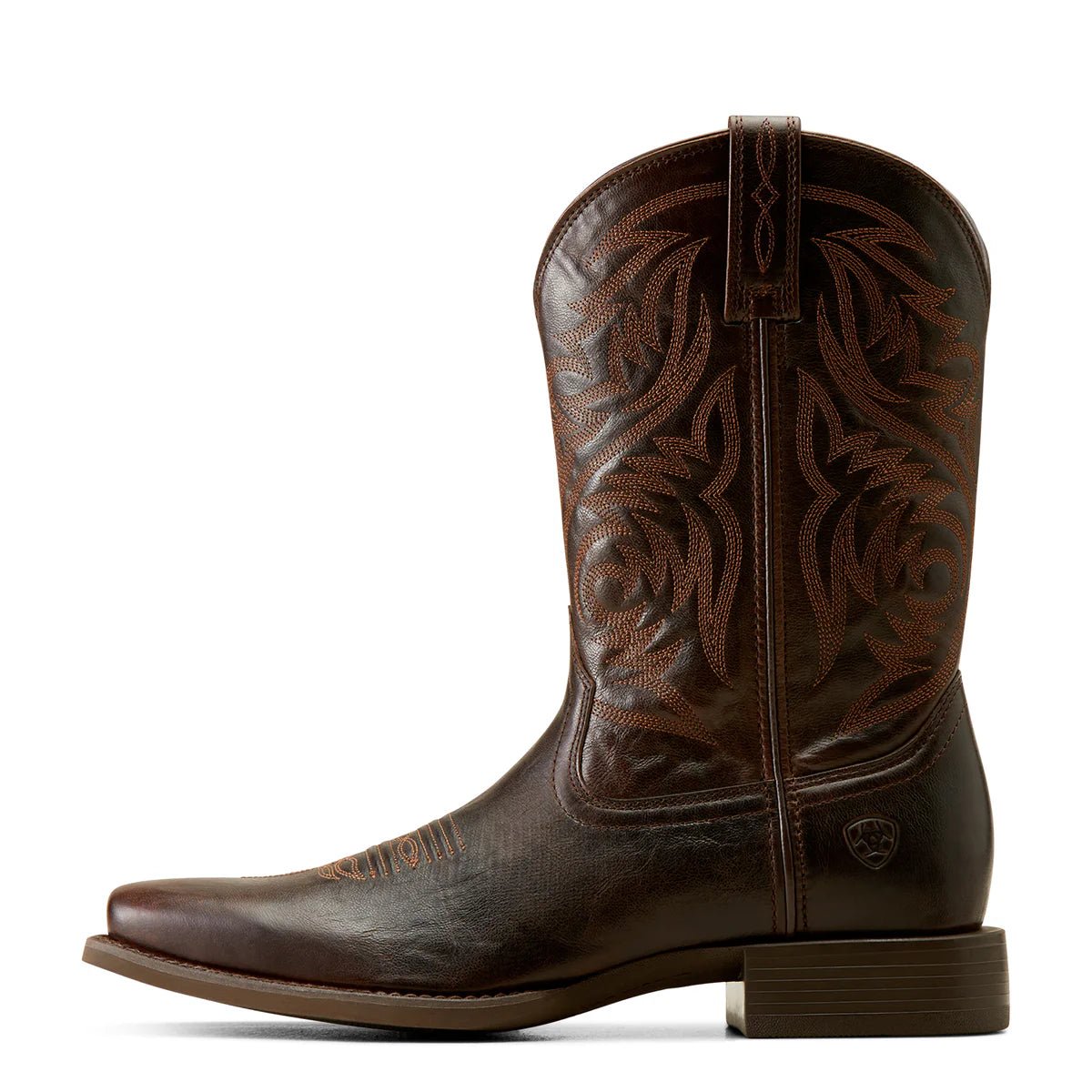 Ariat Men's Sport Herdsman Western Boots – Burnished Chocolate - Billy Goats Country Outfitters