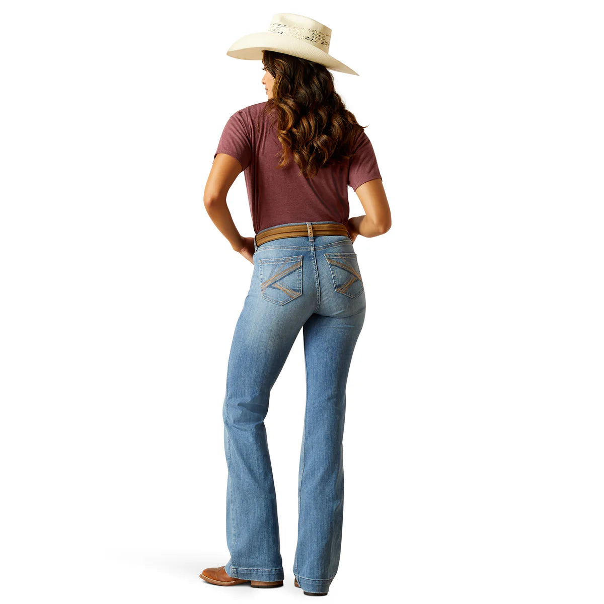 Ariat Women's High Rise Alice Slim Trouser Glendale