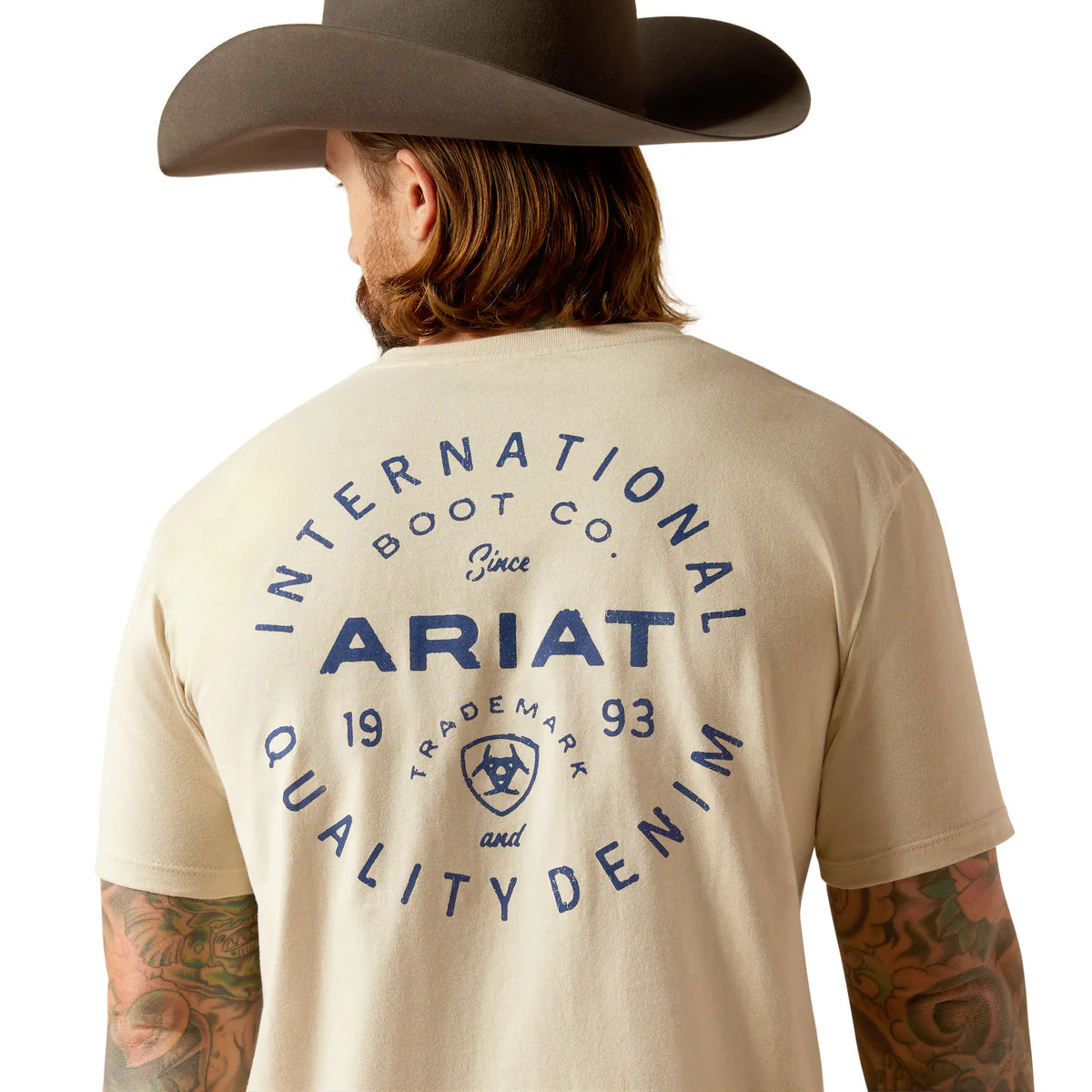 Ariat Men's Stamped Seal Tee Natural