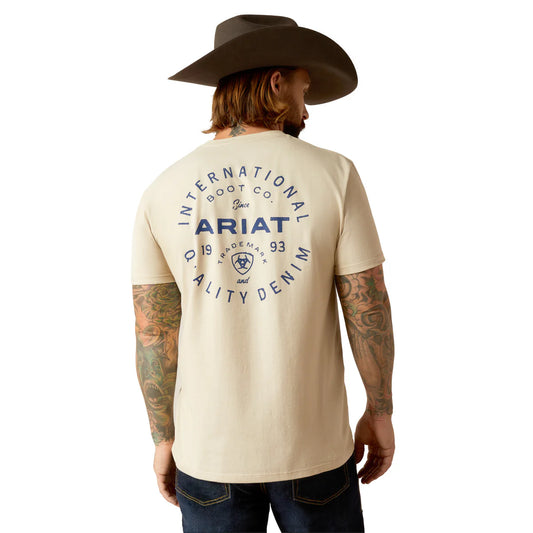 Ariat Men's Stamped Seal Tee Natural