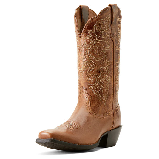 Ariat Women's Round Up Square Toe Ready Russet