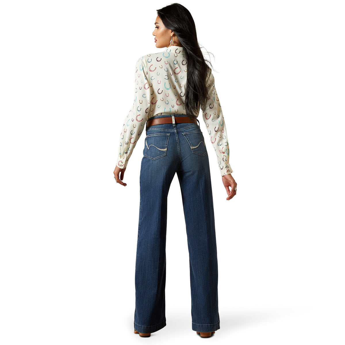 Ariat Women’s Ultra High Rise Wide Leg Jeans – Rosalie Natalia