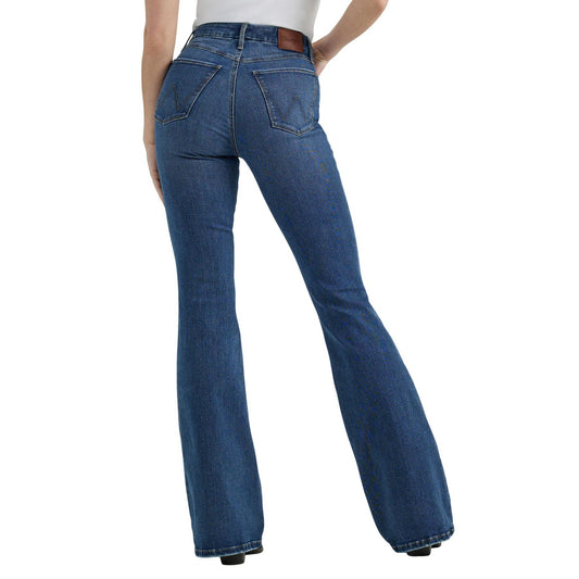 Wrangler Women’s High Rise Flare Jeans – Bespoke Western Denim